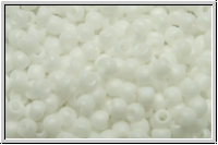 R-11-0761, TOHO Rocailles, 11/0, white, op., pastel, matte, 10g