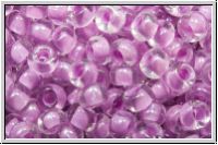 b�hm. Rocailles, 08/0, crystal, trans., pink-ld., 10g