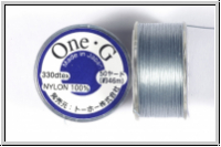 TOHO OneG Beading-Thread F�delgarn, grey, 1 Spule