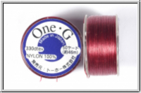 TOHO OneG Beading-Thread F�delgarn, burgundy, 1 Spule