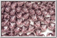 b�hm. Glasperle, Bicone, 6mm, amethyst, lt., trans., 30 Stk.