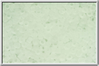 DB0741, MIYUKI Delica, 11/0, crystal, trans., matte, 5g