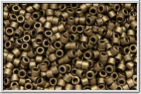 DB0322, MIYUKI Delica, 11/0, bronze, met., matte, 5g
