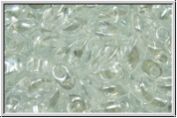 LMA-0160, MIYUKI Long Magatamas, 4x7mm, crystal, trans., luster, 80 Stk.