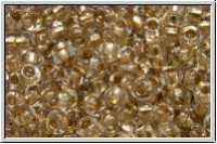 b�hm. Rocailles, 09/0, crystal, trans., bronze-ld., 10g