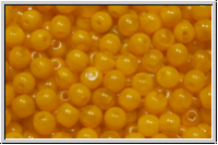 b�hm. Glasperle, rund, 4mm, sun, opal, wolkig, 50 Stk.