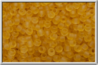 R-15-0002f, TOHO Rocailles, 15/0, topaz, lt., trans., matte, 5g