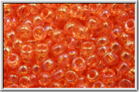 RR-11-0253, MIYUKI Rocailles, 11/0, orange, trans., AB, 10g