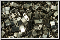HTL-0190, MIYUKI Half Tila Beads, steel, met., 5g