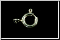 Federringverschluss, 08mm, silberfb., 925er Silber, 1 Stk.