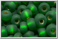 b�hm. Rocailles, 05/0, emerald, trans., silver-ld., matte, 10g