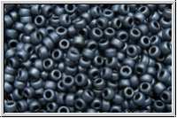 RR-15-2001, MIYUKI Rocailles, 15/0, hematite, met., matte, 5g