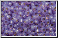 RR-11-0574, MIYUKI Rocailles, 11/0, lilac (dyed), opal, silver-ld., 5g