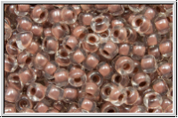 RR-08-0224, MIYUKI Rocailles, 08/0, crystal, trans., brown-ld., 10g