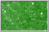 B�hm. Glasschliffperle, feuerpol., 4mm, peridot, lt., trans., 50 Stk.