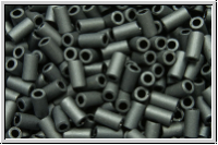 TBU-1-0611, TOHO Bugle 1", 3mm, charcoal, matte, 10g