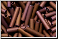 TBU-3-0703, TOHO Bugle 3", 9mm, mauve mocca, met., matte, 10g