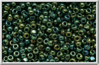 CR-15-0084, TOHO Charlottes, 15/0, green/brown, met., iris., 5g