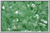 HTL-0370, MIYUKI Half Tila Beads, seafoam, trans., luster, 5g