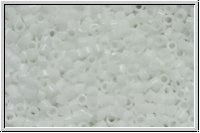 DB0200, MIYUKI Delica, 11/0, white, chalk, op., 5g