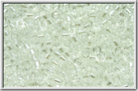 DB0050, MIYUKI Delica, 11/0, crystal, trans., luster, 5g