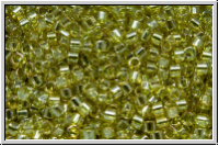 DB0124, MIYUKI Delica, 11/0, lime green, trans., luster, 5g