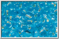 DP-0018, MIYUKI Tropfen, 3,4 mm, aqua, trans., silver-ld., 10g