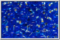 DP-0019, MIYUKI Tropfen, 3,4 mm, sapphire, trans., silver-ld., 10g