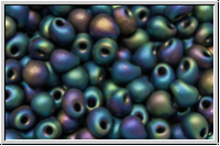 DPS-0401FR, Miyuki Tropfen 2,8 mm, op. black, matte, AB, 5 g