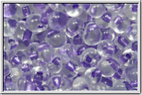 DPF-40, MIYUKI Tropfen, 3,4mm, crystal, trans., spkl. purple-ld., 10g