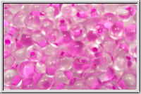 DPF-23, MIYUKI Tropfen, 3,4mm, crystal, trans., raspberry-ld., 10g