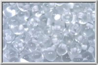 DPF-22, MIYUKI Tropfen, 3,4mm, crystal, trans., white-ld., 10g