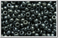 RR-11-2010, MIYUKI Rocailles, 11/0, grey, dk., op,, matte, 10g
