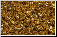 DBS0031, MIYUKI Delicas, 15/0, 24K gold plated, met., 1g (Kleinere Menge!)