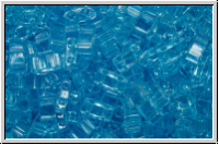 HTL-0148, MIYUKI Half Tila Beads, aqua, trans., 5g