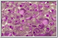 DPF-25, MIYUKI Tropfen, 3,4mm, crystal, trans., lilac-ld., 10g