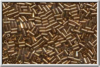 MBU-1-0058, MIYUKI Bugles, Nr. 1 (3mm), bronze, met., 10 g
