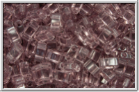 HTL-0142, MIYUKI Half Tila Beads, amethyst, trans., 5g