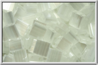 TL-2548, MIYUKI Tila Beads, crystal, silk satin, luster, 60 Stk.