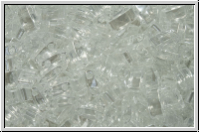 HTL-0160, MIYUKI Half Tila Beads, crystal, transp., luster, 5g