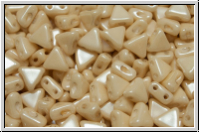 KHEOPS� PAR PUCA�, 6x5mm, white, op., champagne luster, 50 Stk.
