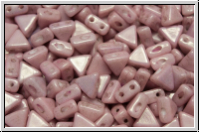 KHEOPS� PAR PUCA�, 6x5mm, white, op., rose marbled, 50 Stk.