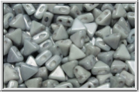 KHEOPS� PAR PUCA�, 6x5mm, white, op., blue/grey marbled, 50 Stk.