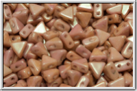 KHEOPS� PAR PUCA�, 6x5mm, white, op., rose gold luster, 50 Stk.
