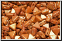KHEOPS� PAR PUCA�, 6x5mm, white, op., peach marbled, 50 Stk.