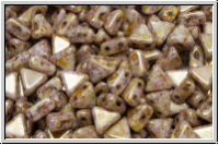 KHEOPS� PAR PUCA�, 6x5mm, white, op., lila gold luster, 50 Stk.
