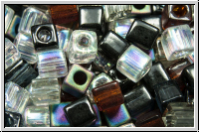 SB-03-Mix-b13, MIYUKI Squares, 3mm, Mix "Pebblestone", 10g