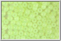 b�hm.Glasperle, rund, 4 mm, jonquil, opal, 50 Stk.