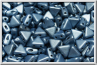 KHEOPS� PAR PUCA�, 6x5mm, blue, met., satin, 50 Stk.
