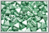 KHEOPS� PAR PUCA�, 6x5mm, green, met., satin, 50 Stk.